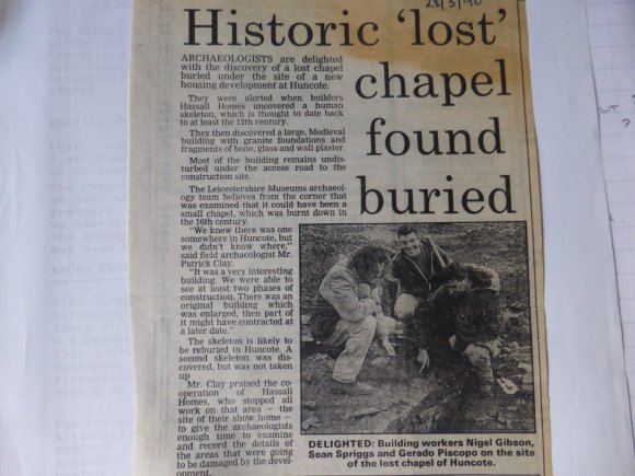 Hall Farm Site - Historic 'Lost' Chapel Found Buried